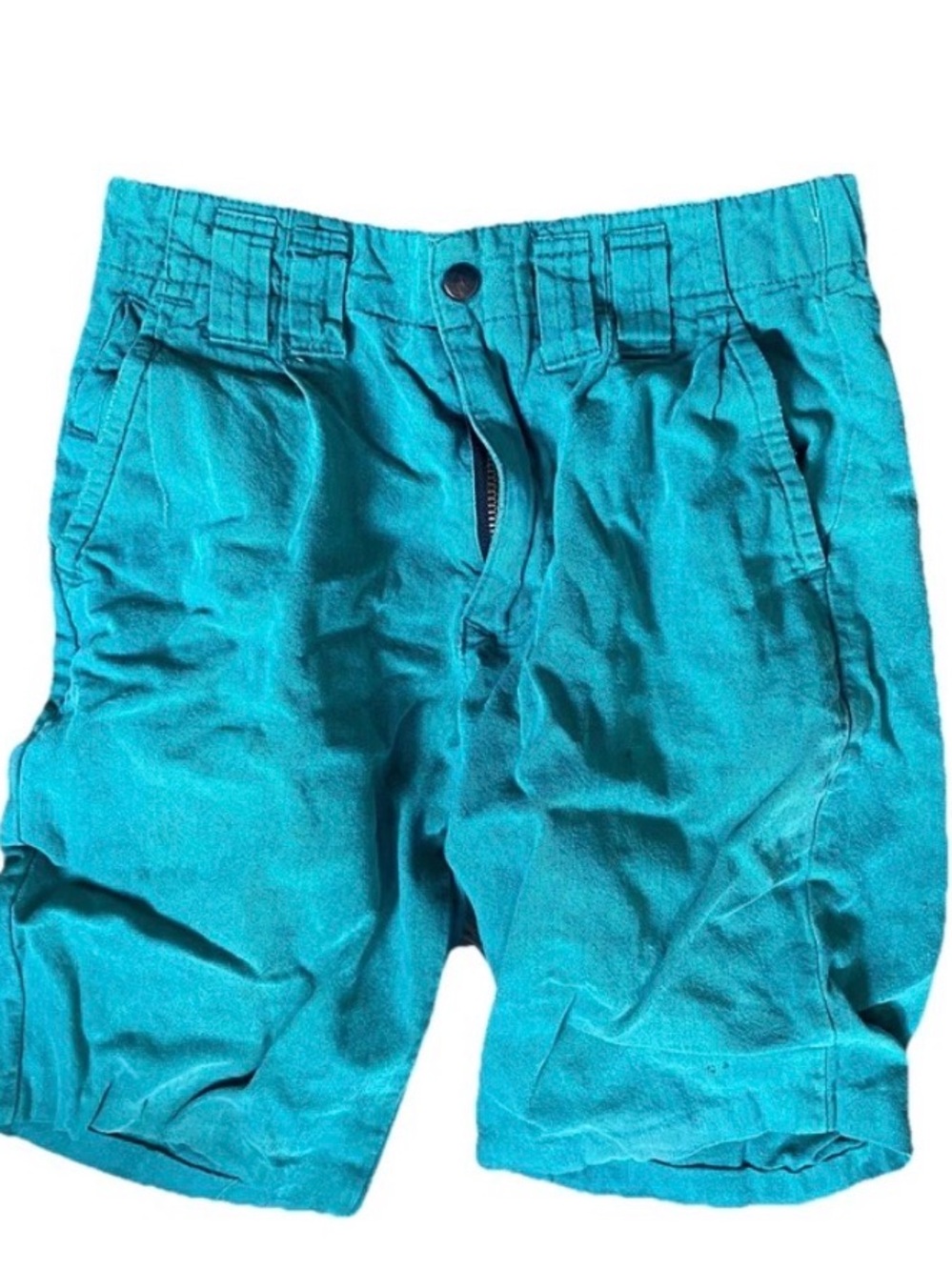 Vintage Sahara Club Shorts Kids Boys Teal Green Size 7
